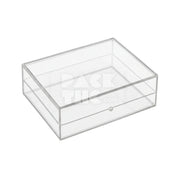 RECTANGLE ACRYLIC STORAGE BOX - 6 x 4 x 2  - (75)