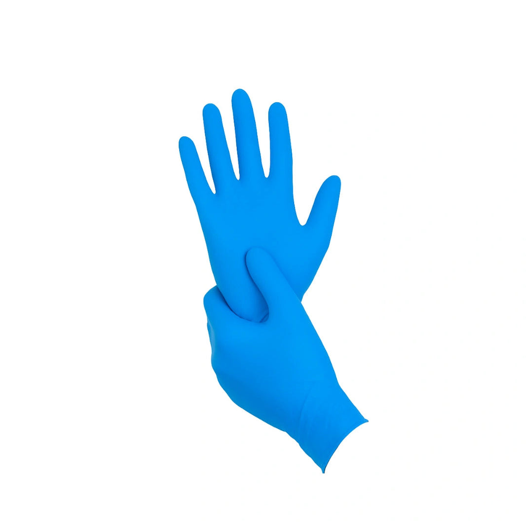 image 4 MIL NITRILE GLOVES BLUE - EXTRA LARGE - (1000 COUNT) Pack THC