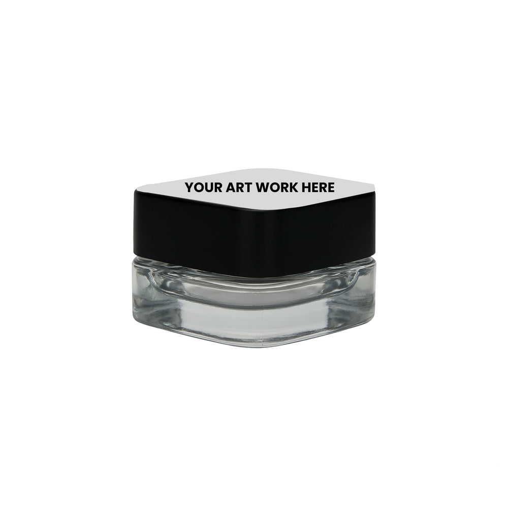 Packthc Custom Printed Stickers - 3" Circle For 1/8 Oz, 1/4 Oz, Gram Mylar Pouch Bag v1
