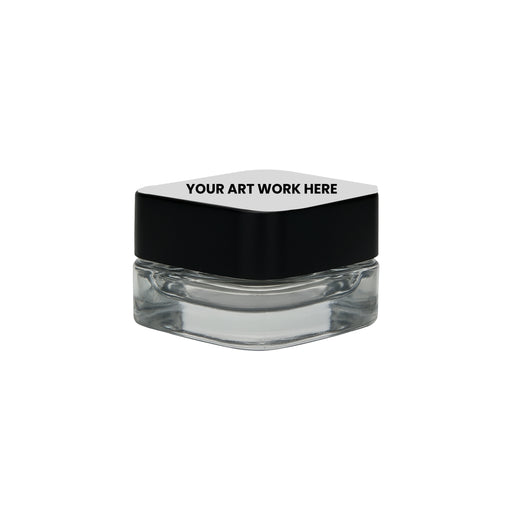 Packthc Custom Printed Stickers - 3" Circle For 1/8 Oz, 1/4 Oz, Gram Mylar Pouch Bag v1