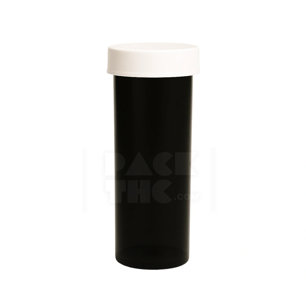 40 DRAM PUSH & TURN CR BOTTLES - BLACK - (180 COUNT) Pack THC