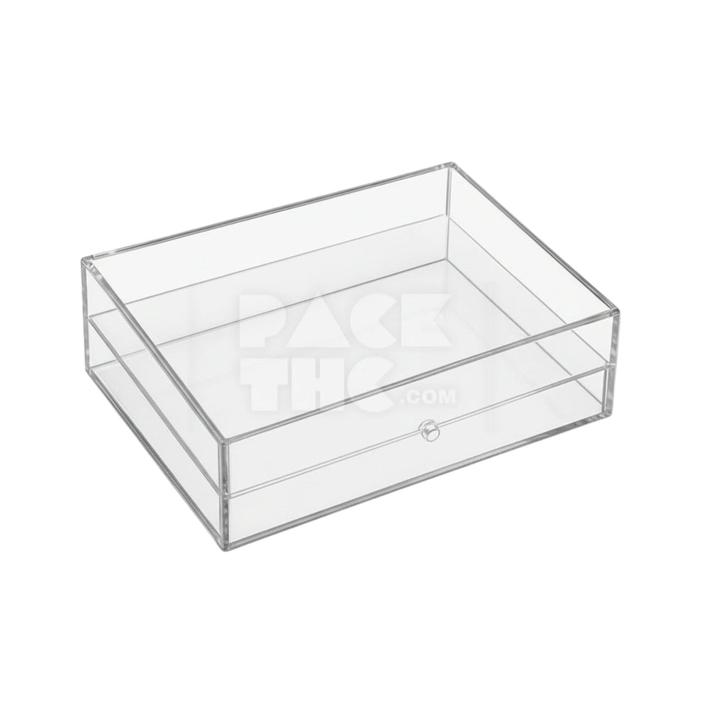 RECTANGLE ACRYLIC STORAGE BOX - 4 5⁄8 x 3 1⁄2 x 1 1⁄4  - (84)
