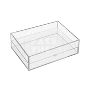 RECTANGLE ACRYLIC STORAGE BOX - 4 5⁄8 x 3 1⁄2 x 1 1⁄4  - (84)