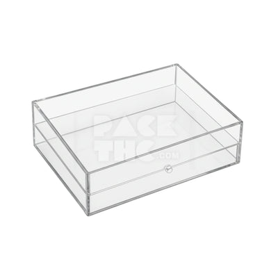 RECTANGLE ACRYLIC STORAGE BOX - 4 5⁄8 x 3 1⁄2 x 1 1⁄4  - (84)