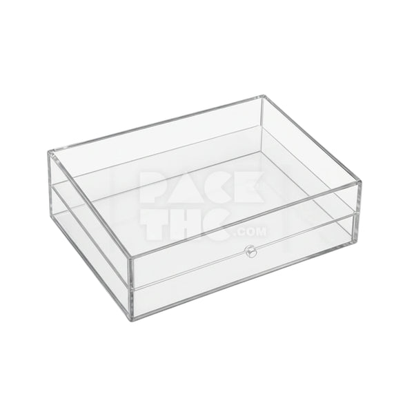 RECTANGLE ACRYLIC STORAGE BOX - 4 5⁄8 x 3 1⁄2 x 1 1⁄4  - (84)