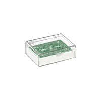 RECTANGLE ACRYLIC STORAGE BOX - 3 9/16 x 2 9/16 x 1 1/8  - (175)