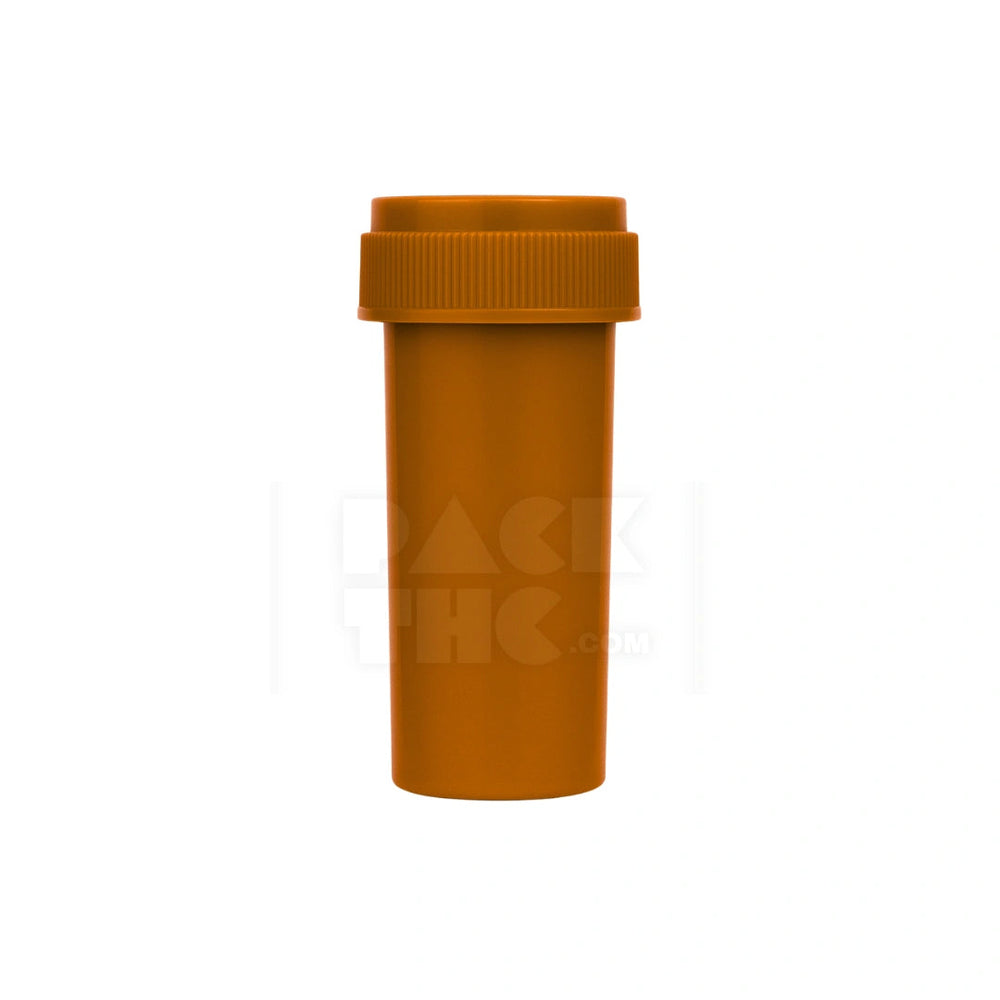 30 DRAM PUSH & TURN REVERSE CAP BOTTLES - AMBER - (190 COUNT) Pack THC