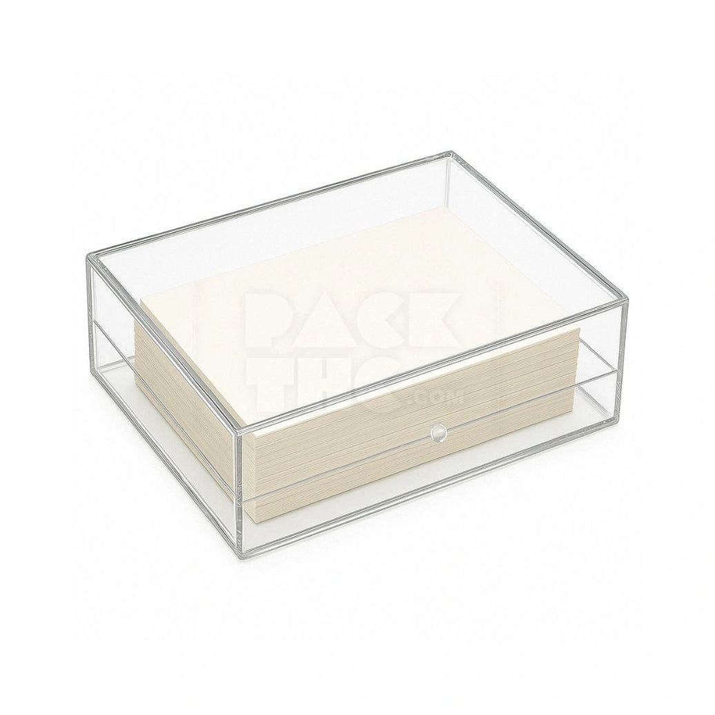 rectangle acrylic storage box extra large