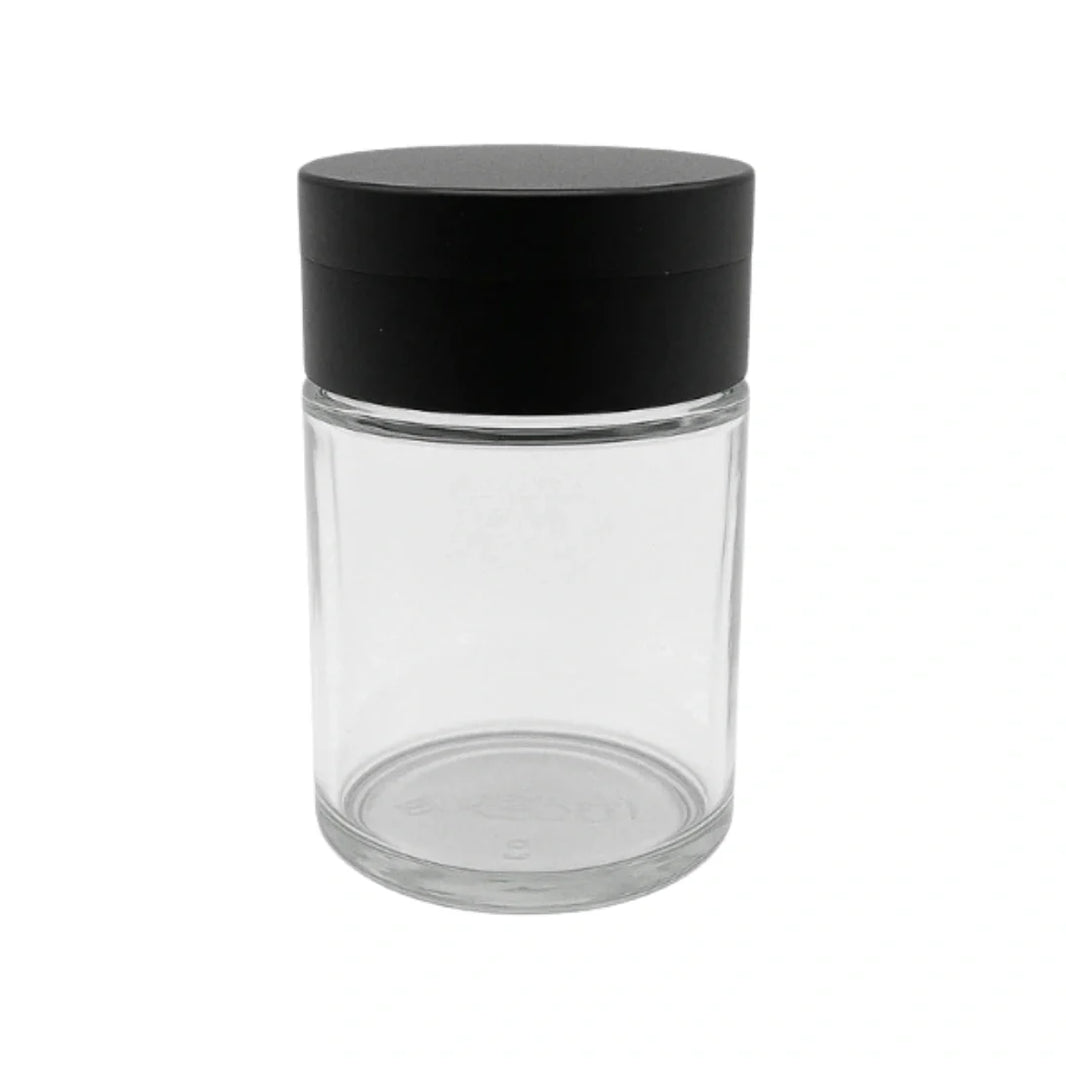 image spice grinder with 4oz storage jar matte black