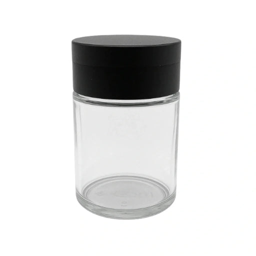 spice grinder with 4oz storage jar matte black