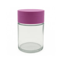 spice grinder with 4oz storage jar matte purple