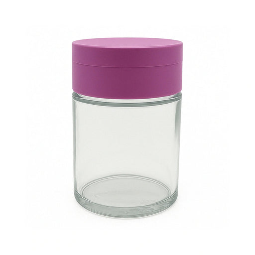 spice grinder with 4oz storage jar matte purple