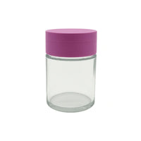 spice grinder with 4oz storage jar matte purple