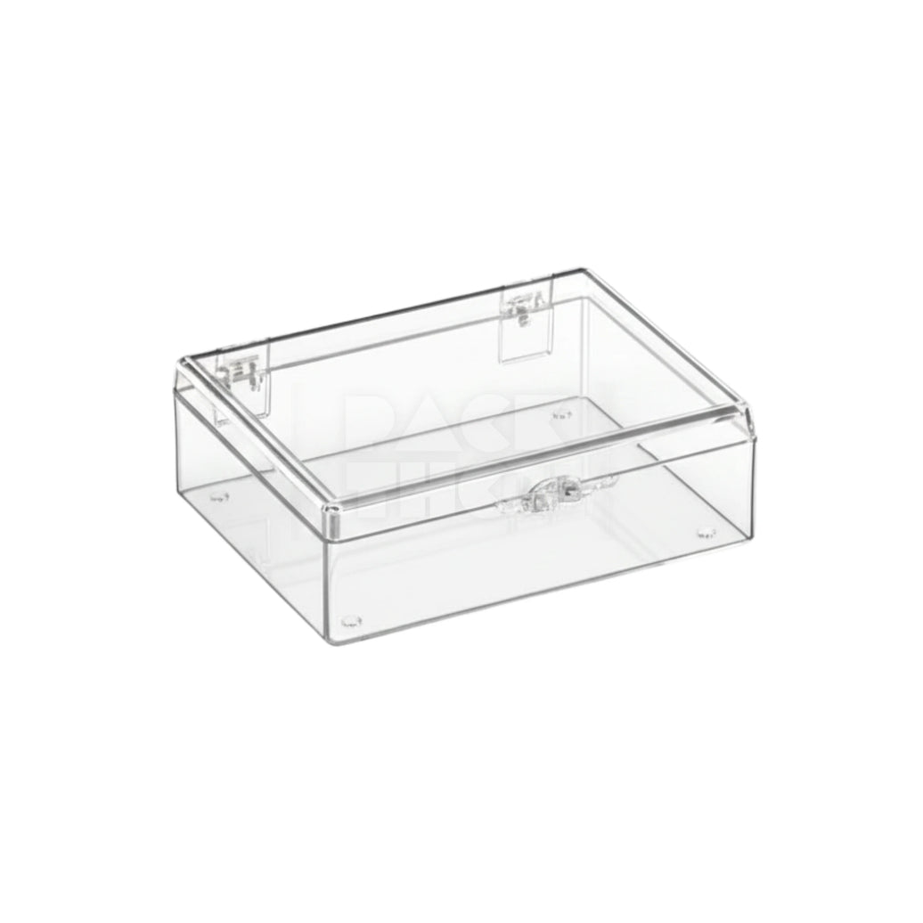 RECTANGLE ACRYLIC STORAGE BOX - 3 9/16 x 2 9/16 x 1 1/8  - (175)