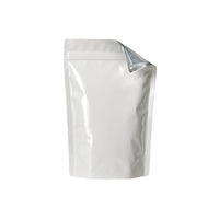 WHITE MYLAR BAGS - 1/4 oz | Durable Fresh-Lock Pouch | PackTHC – (100 Count)