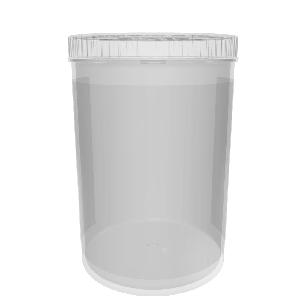 30 DRAM POP TOP VIAL - 1/4OZ - CLEAR |  Clear Storage Container - (160 Count)