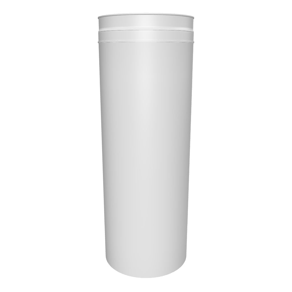 60 DRAM POP TOP VIAL - 1/2OZ - WHITE | Clear Storage Jar - (75 Count)