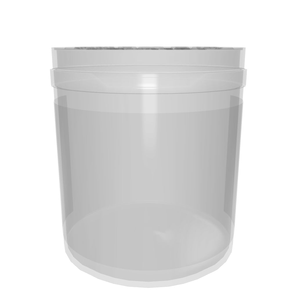 90 DRAM POP TOP VIAL - CLEAR | Clear Storage Container - (45 Count)