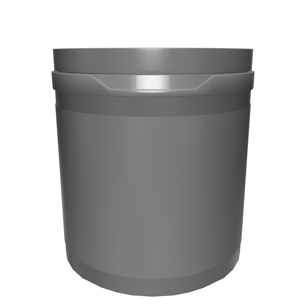 90 DRAM POP TOP VIAL - SILVER | Clear Storage Container - (45 Count)