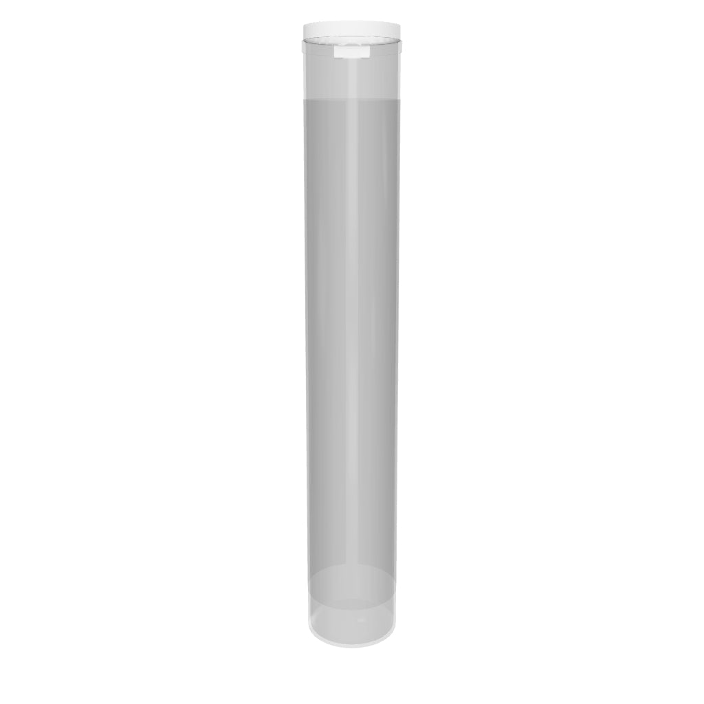 116mm CR Preroll Pop Top Tube - Clear - (1000 Count)