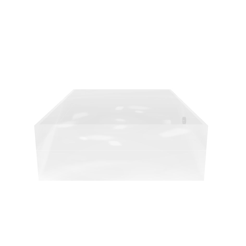 Rectangle Acrylic Storage Box - 7 x 5 x 1 3/4 - (42 Count)