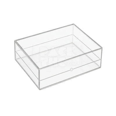 RECTANGLE ACRYLIC STORAGE BOX - 7 x 5 x 1 3/4  - (42)