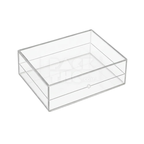 RECTANGLE ACRYLIC STORAGE BOX - 7 x 5 x 1 3/4  - (42)