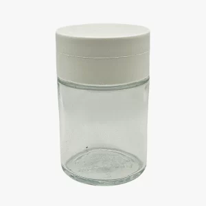 Magnetic Grinder with Storage Jar – White